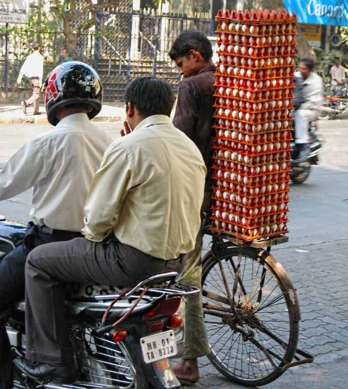 High-speed egg delivery. The fastest route from the chicken to the omlette.